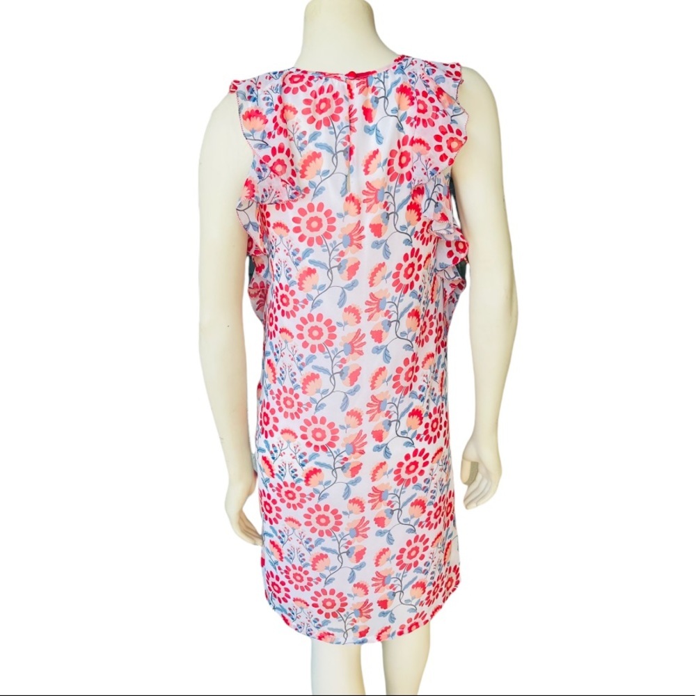 Jade Women’s Floral Ruffle Sleeve Chiffon Dress - Picture 9 of 9